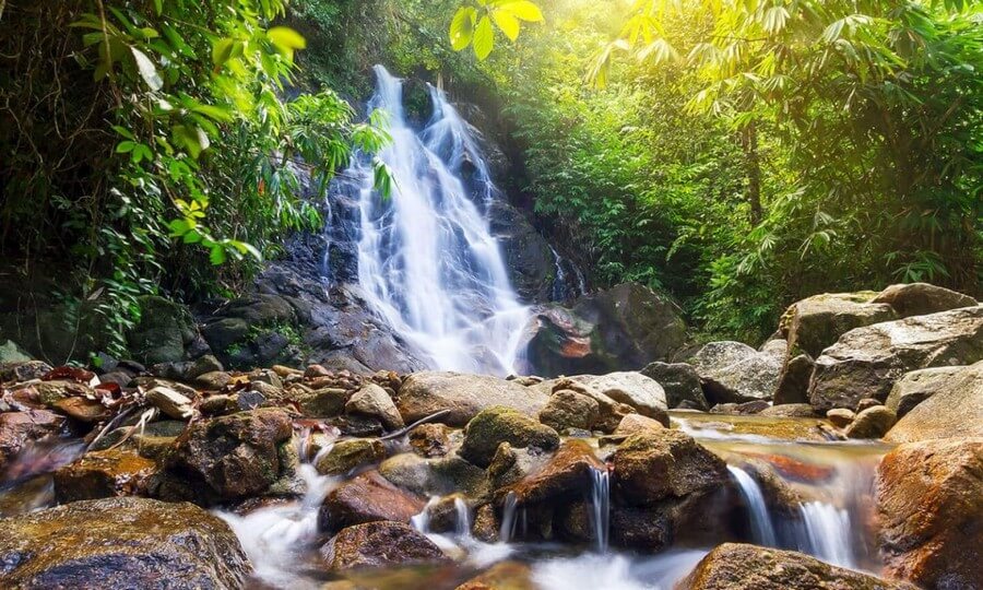 Фото: Водопад в Кхао-Пхра-Тхео (Khao Phra Thaeo)